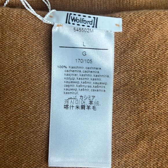 NWT Wolford 52917 Cashmere A Shape Top Long Sleeves L Lion - Picture 11 of 15